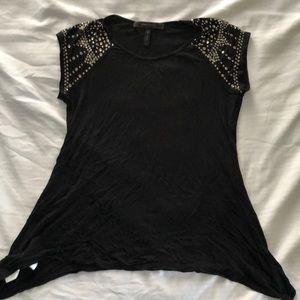 Black swing BCBG Max Azria top